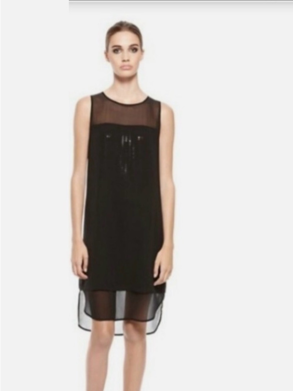 NWT DKNY Silk Sequin Cocktail Dress Sz Small MSRP $395 NWT
